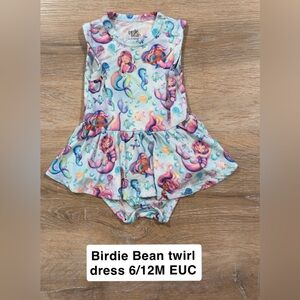 Birdie Bean Mermaid Print Kids Dress